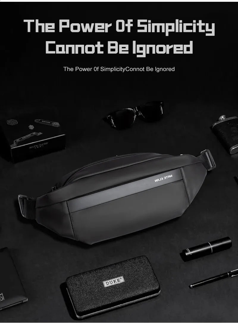 Riñonera hombre impermeable para deporte y viaje_voghion.com