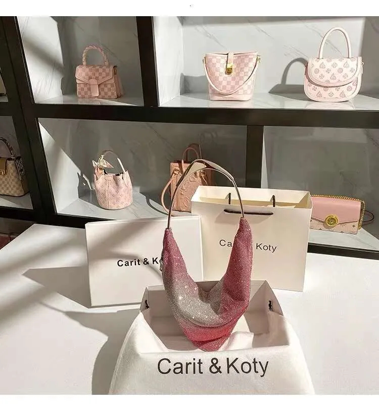 Hochwertige Glitzer Glänzend Rhie Dia Damen Handtasche Abend Hochzeit Party Clutch Handtasche Schulter Unterarm Tasche_voghion.com