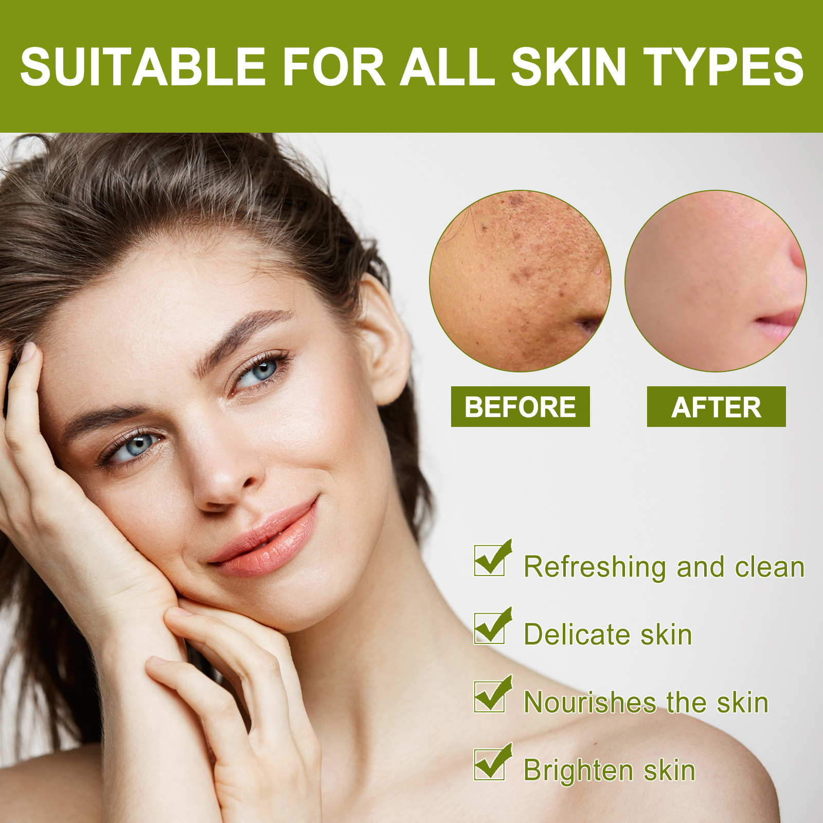 Gelul iluminator și exfoliant West&Month curăță în profunzime pielea cutanată, regenerează porii, hidratează și tonifică pielea._voghion.com