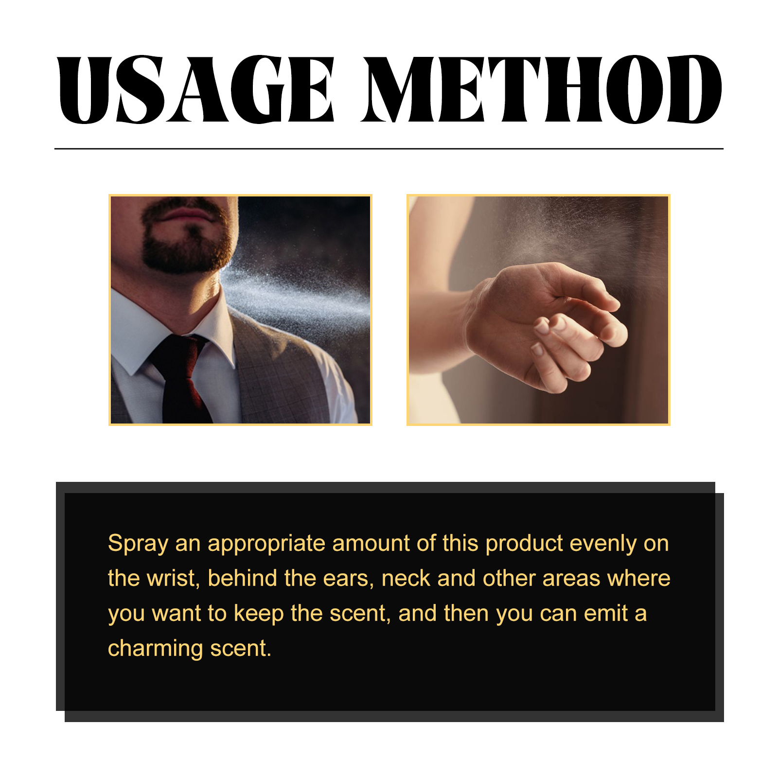 Roxelis Pheromone Enhanced Cologne, Herrenparfum, anhaltender leichter Duft, Business Gentleman, Fresh Charm Encounter Parfüm_voghion.com