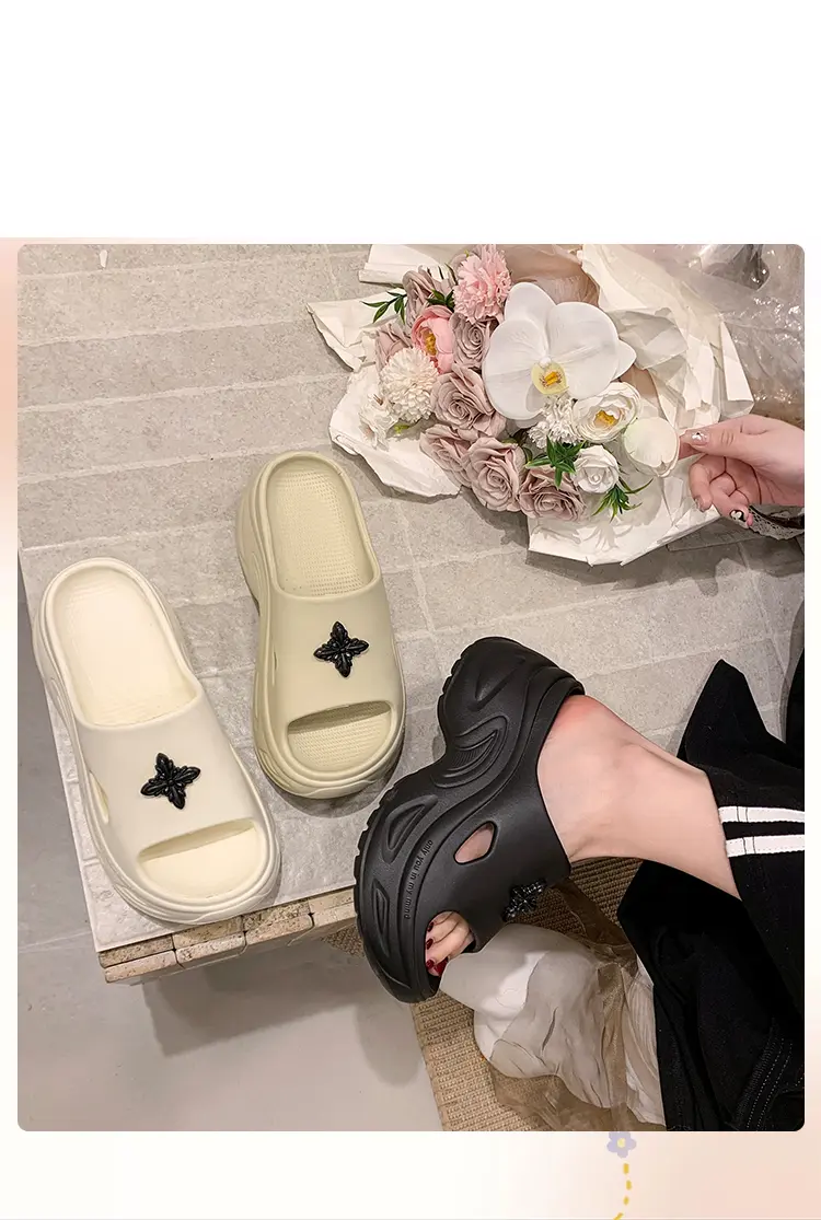 Summer Women's Platform Slippers Beach Sandals Soft Sole_voghion.com