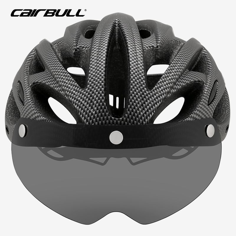 Kebur - Capacete ultraleve para mountain bike, óculos de sol LED destacáveis, acessórios para bicicleta_voghion.com