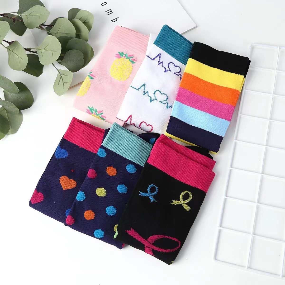 Women's Compression Calf Socks - 20-30mmHg Graduated Support For Running/Marathon (Slimming & Muscle Recovery)​_voghion.com