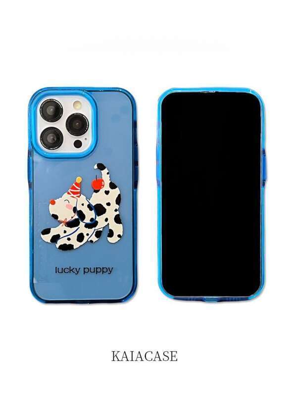 Blue Spotted Dog 15 Phone Case IPhone 14 Plus/13/11promax 12/13/1_voghion.com