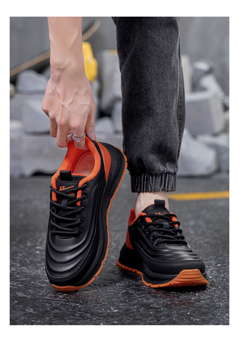 Cotton 2024 New Winter Men's Velvet Thickened Casual Running Sports Shoes _voghion.com