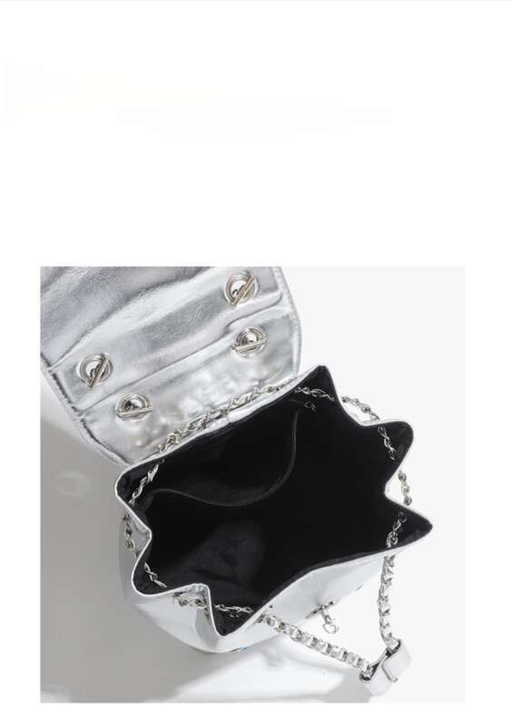 2025Fashion Colourful Diamond Chain Large Capacity Bucket Backpack_voghion.com