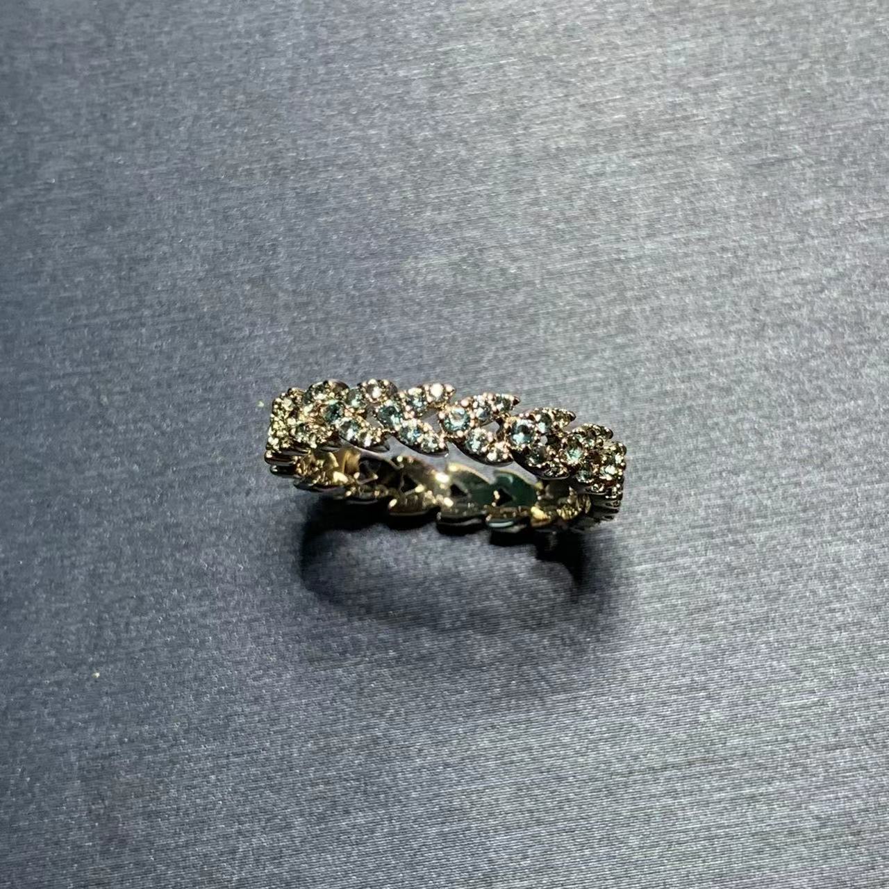 Bague en forme d'épi de blé de haute qualité, bijou tendance pour femme, bague charmante, cadeau de fiançailles ou de mariage._voghion.com
