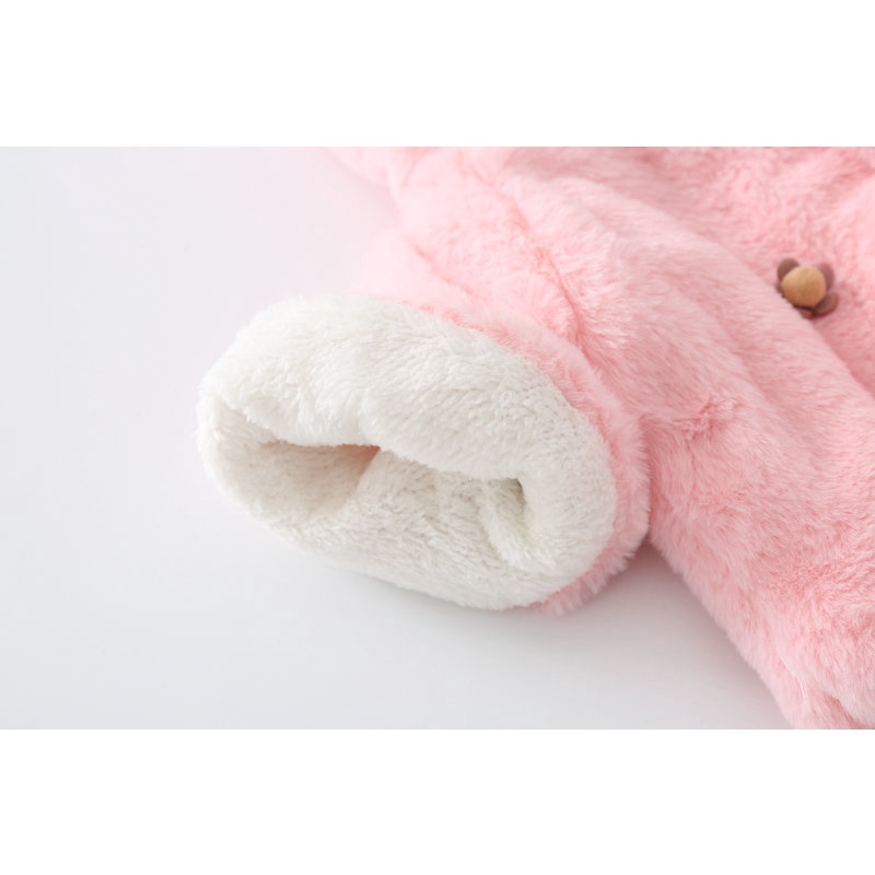Winter Children's Warm Clothing Hooded Coat Cold Proof Cute Rabbit Ears Cloak for Girls_voghion.com