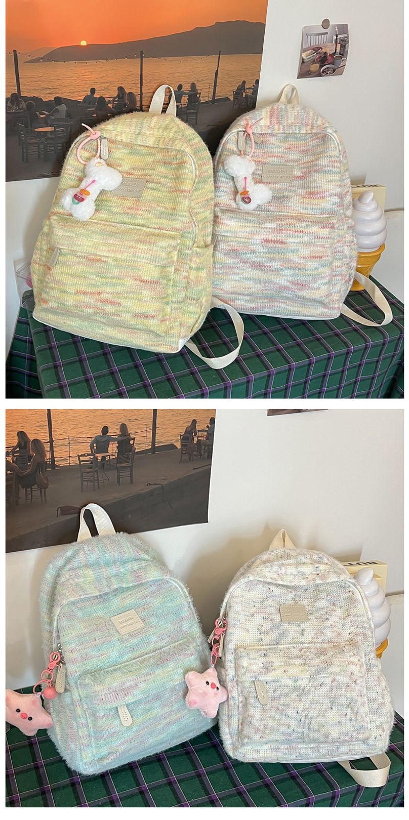 Kleiner, frischer mit großer Kapazität für Frauen, hohes Aussehen, koreanische Version, Schülerschultasche,_voghion.com