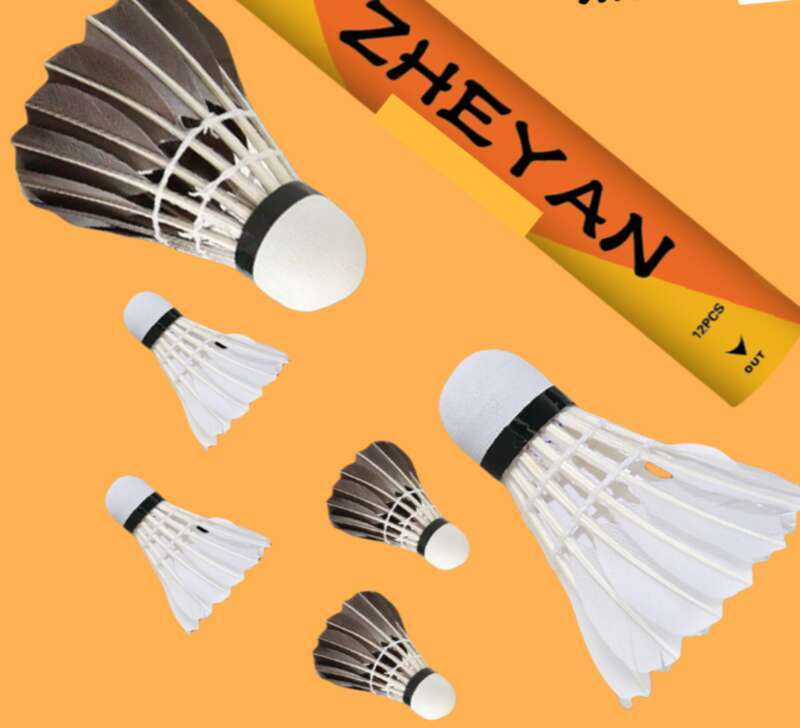 [Peste 3500 de persoane într-o săptămână] Zhejiang Yannai joacă badminton, 12 seturi de capete de minge din spumă + bucăți de pene de rață de înaltă calitate pentru..._voghion.com
