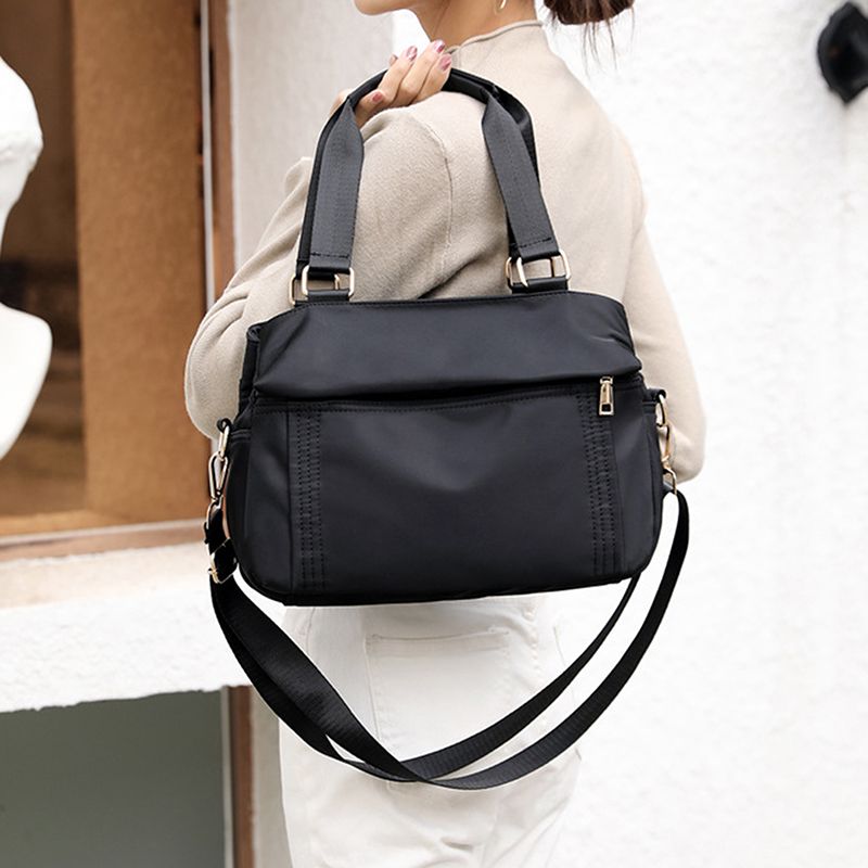 Neue Damen-Umhängetaschen mit Griff oben, hochwertiges Nylon, Freizeit-Umhängetasche für Damen, große Kapazität_voghion.com
