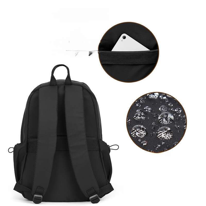 Kadın Lise Öğrencileri İçin Sırt Çantası, Unisex, Büyük Kapasiteli Kore Spor Naylon Oxford Kumaş_voghion.com