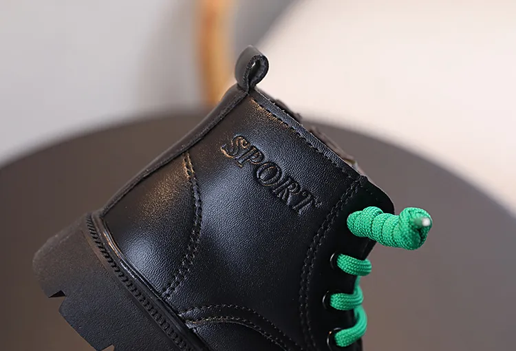 Kinder Leder Mädchen Jungen Herbst Winter Neue Mode Britischen Stil Casual Bequeme Kleinkind Kurze Kinder Stiefeletten_voghion.com