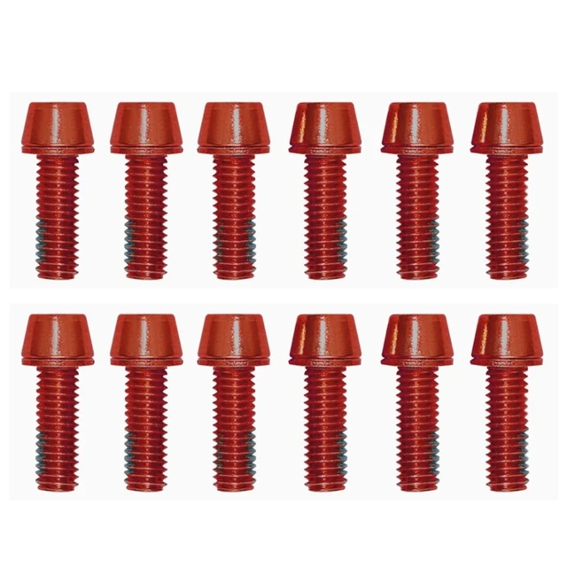 12lots Mounting Hardware Calipers Screws for Bike Disc Brake Systems Accuracy Engineering_voghion.com