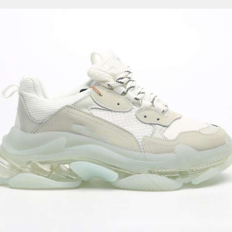 Platform Sneakers For Men Casual Shoes Paris Style White Shoes_voghion.com