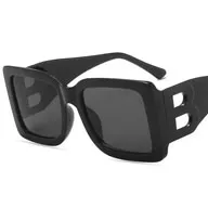Lunettes de soleil Steampunk Femmes Punk Goggle Marque Designer V Lunettes de soleil Hommes Noir Miroir Shades Square Lunettes de mode_voghion.com
