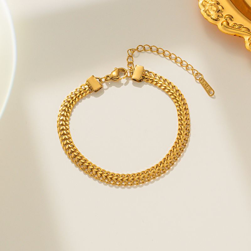 Cinturino per orologio intrecciato in acciaio inossidabile Bracciale in titanio_voghion.com