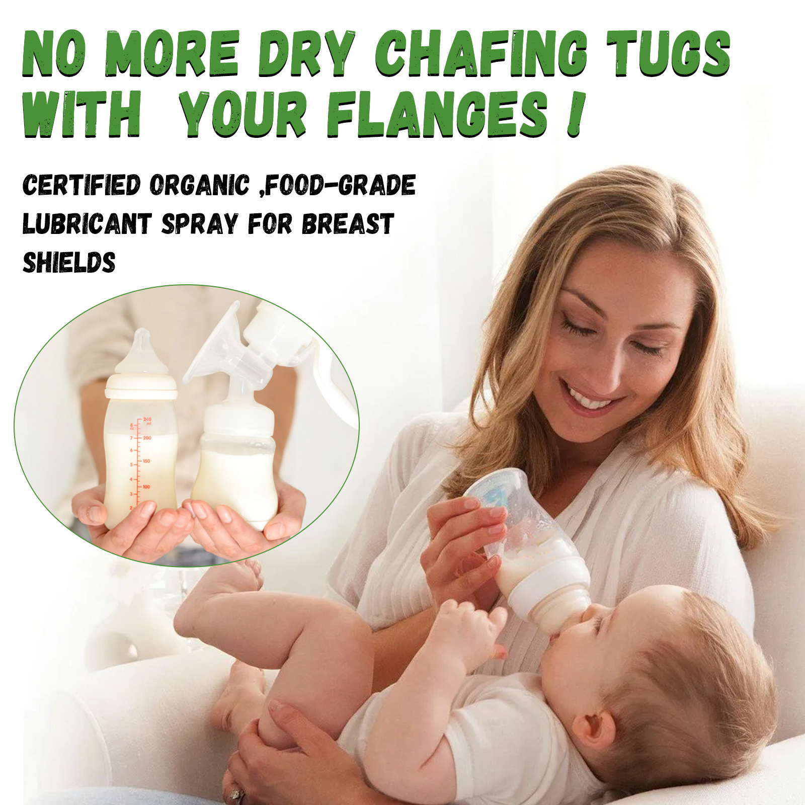 Wiieey soulage les douleurs, répare et hydrate la peau, spray nourrissant pour le soin des seins_voghion.com