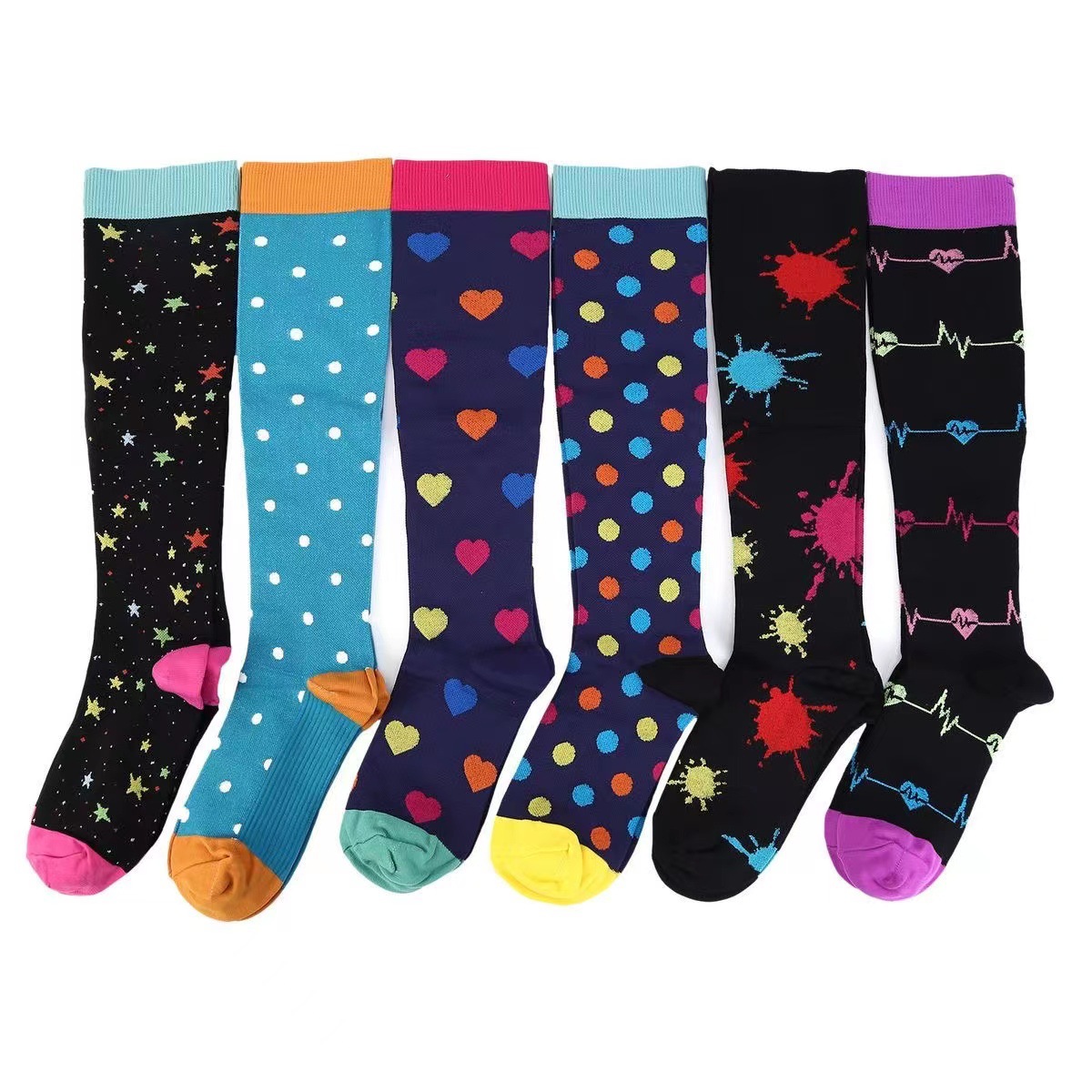 Women's Compression Calf Socks - 20-30mmHg Graduated Support For Running/Marathon (Slimming & Muscle Recovery)​_voghion.com