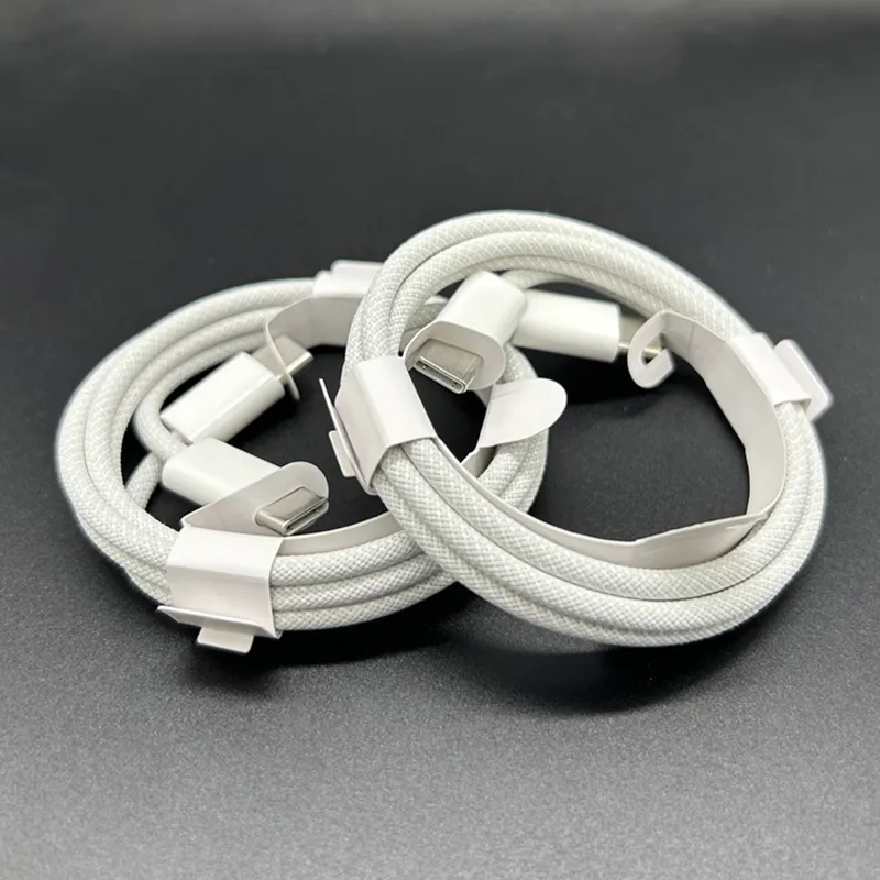 1m 3FT 2m 6FT 60W PD Cables For 15 Fast USB To Type C Braided Charging Cords Quick Charger Cord Data Cable IPhone_voghion.com