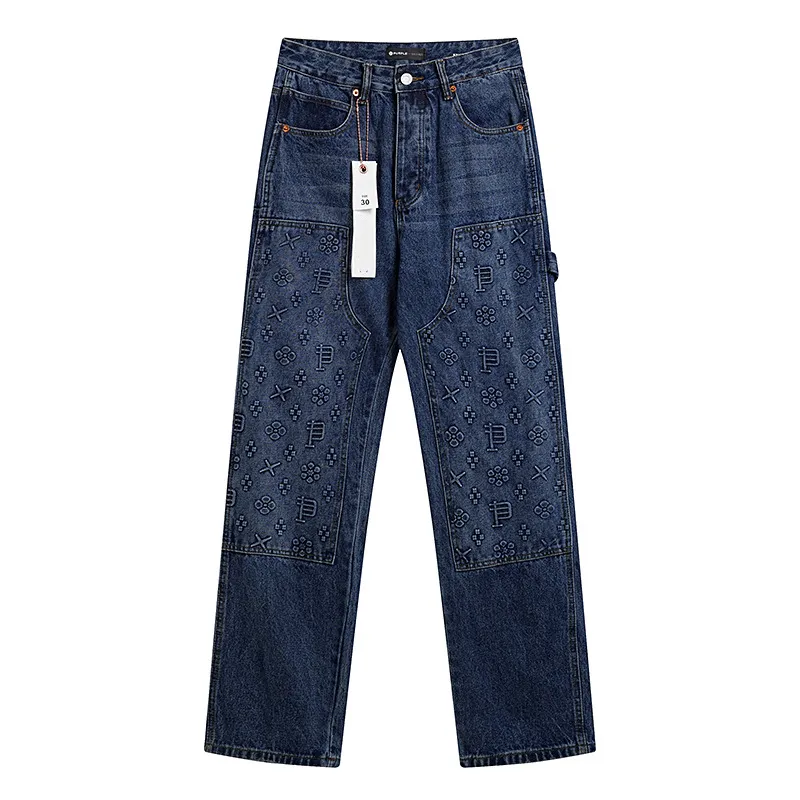 Designer Jean Denim Trousers For Mens Jeans Trends Slim Fit Motorcycle Mans Stacked Jeans Men Sweatpants_mkmklike.com