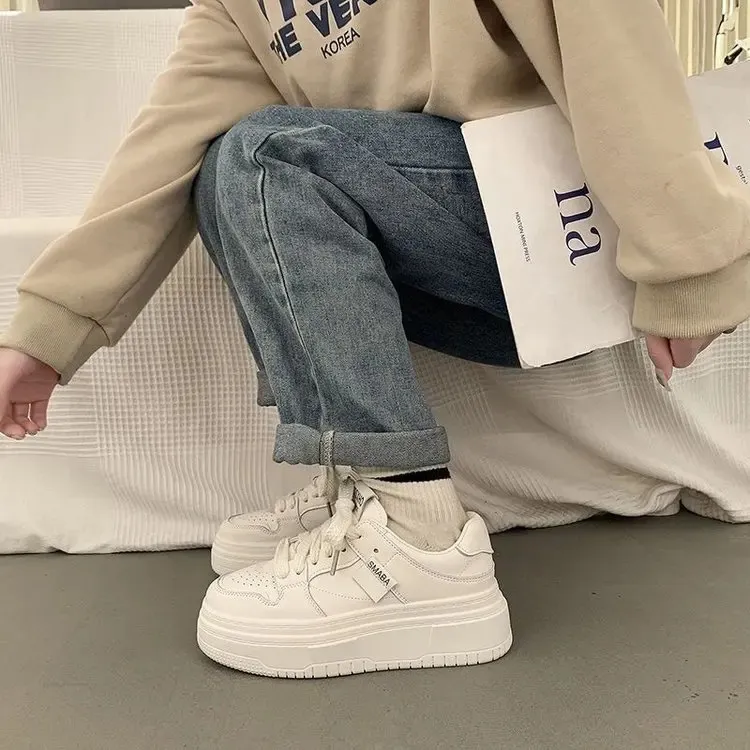 Casual Kvinna Sko Modis Rund tå Kilkorg Träskor Plattform Söt Retro Sommar Liten Sport Creepers Rom Snörning Leis_voghion.com