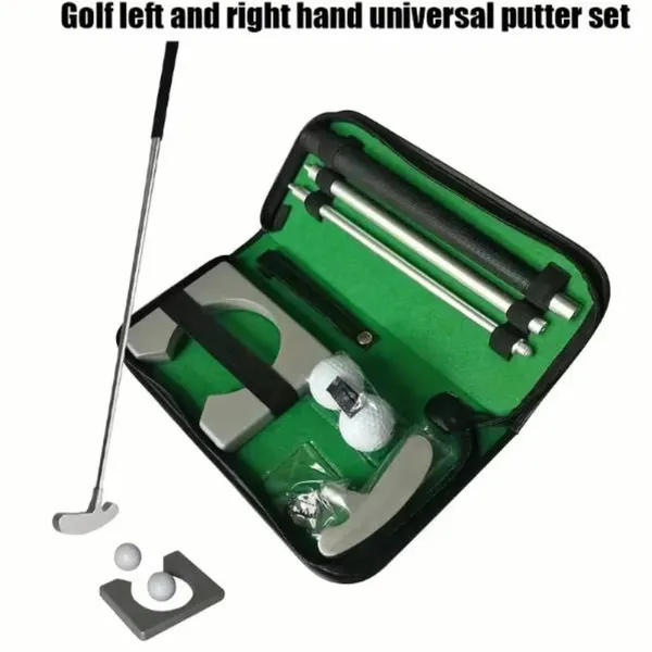 Compact Right-Hand Golf Putter Set For Indoor Outdoor Use_voghion.com