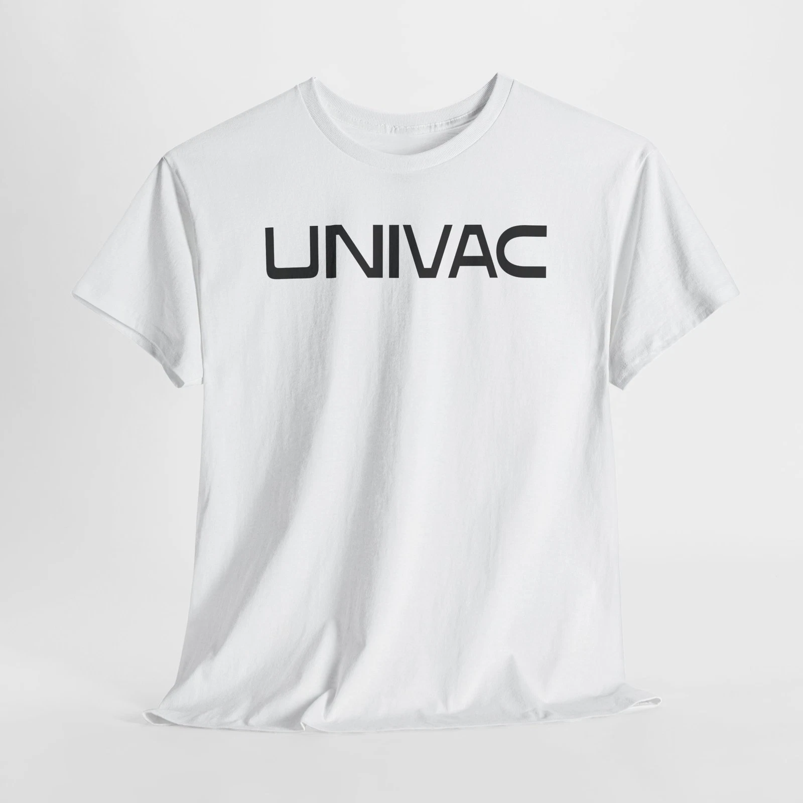 Vintage Retro Computer Geek UNIVAC UNIVersal Automatic Computer Heavy Cotton Tee_voghion.com