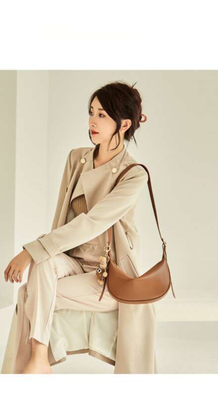 Leather Dumpling Shoulder Bag For Women High-end Crossbody Style_voghion.com