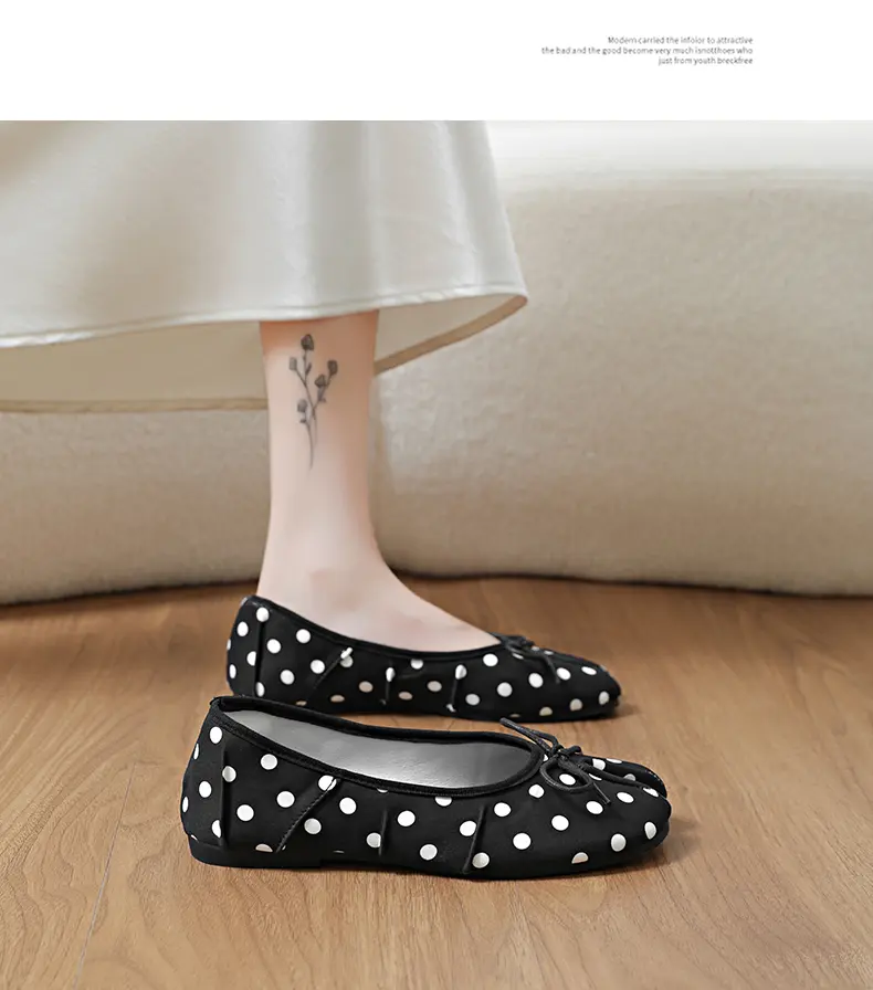 Versatile Women's Ballet Flats Elegant Mary Jane Leather Shoes_voghion.com