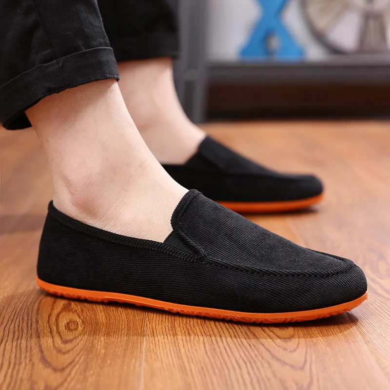 Herren Vulcanized Schuhe Canvas Sneaker Trendige Freizeitschuhe_voghion.com