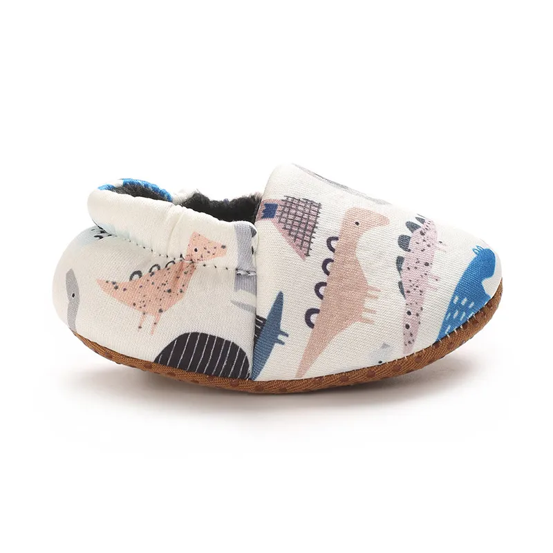 Infant Cartoon Tiere Muster Neugeborenen Socken Littlesprouts Wenig Kleinkind Nicht-slip Krippe Erste Wanderer Winter Baby_voghion.com