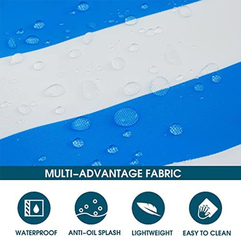 Gestreifte Strandtasche Bohemian Aufbewahrungstasche Canvas Reisetasche große Kapazität Einkaufstasche umweltfreundliche_voghion.com