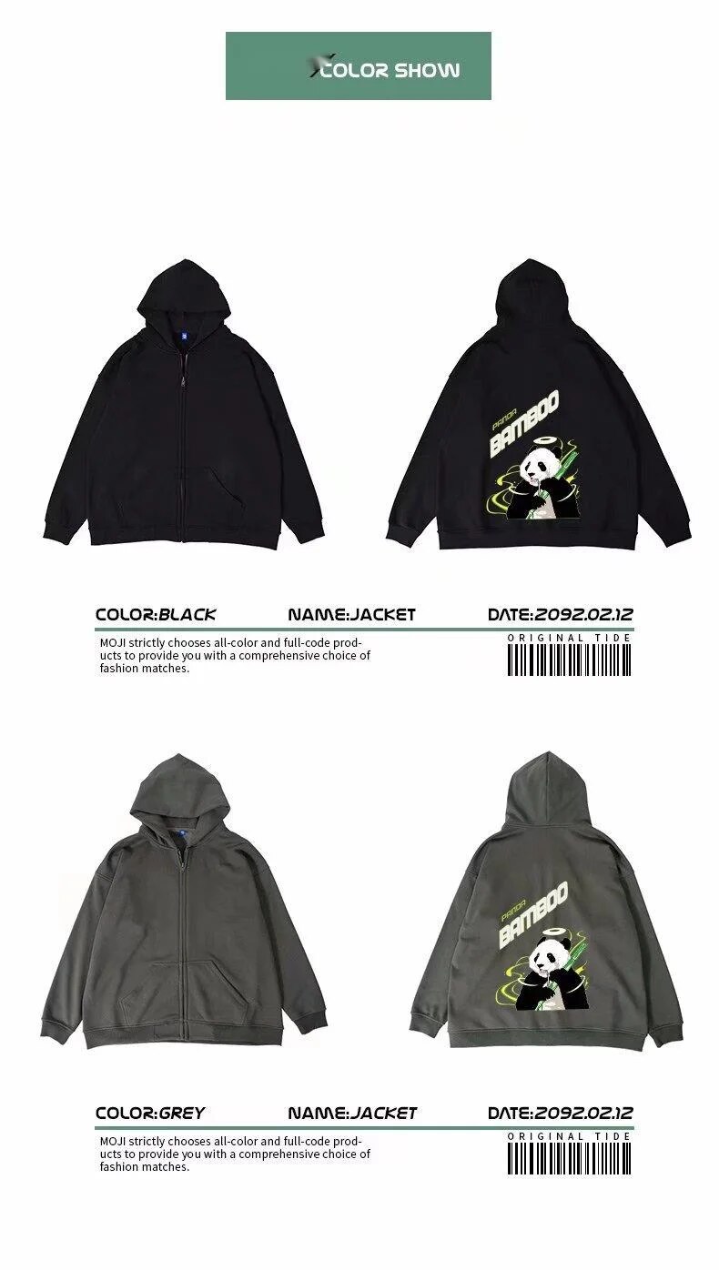 Explosive Street Sweater Men Wearing Hat, Large Size Cardigan, ins Hoodie, Fat Man Adding Weight, Spring and Autumn_voghion.com