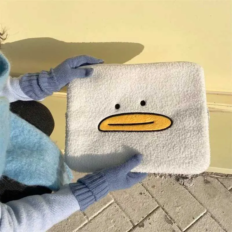 Frauen Niedliche Hülle Tischschutztasche Tasche 11 12 13,6 14 15,6 Zoll Cartoon Laptop Reißverschlusstaschen für iPad Buch_voghion.com