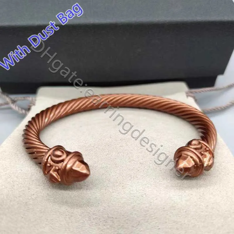 Twisted Cable Bangle Bracelet For Men 14k Gold Fine Jewellery_voghion.com
