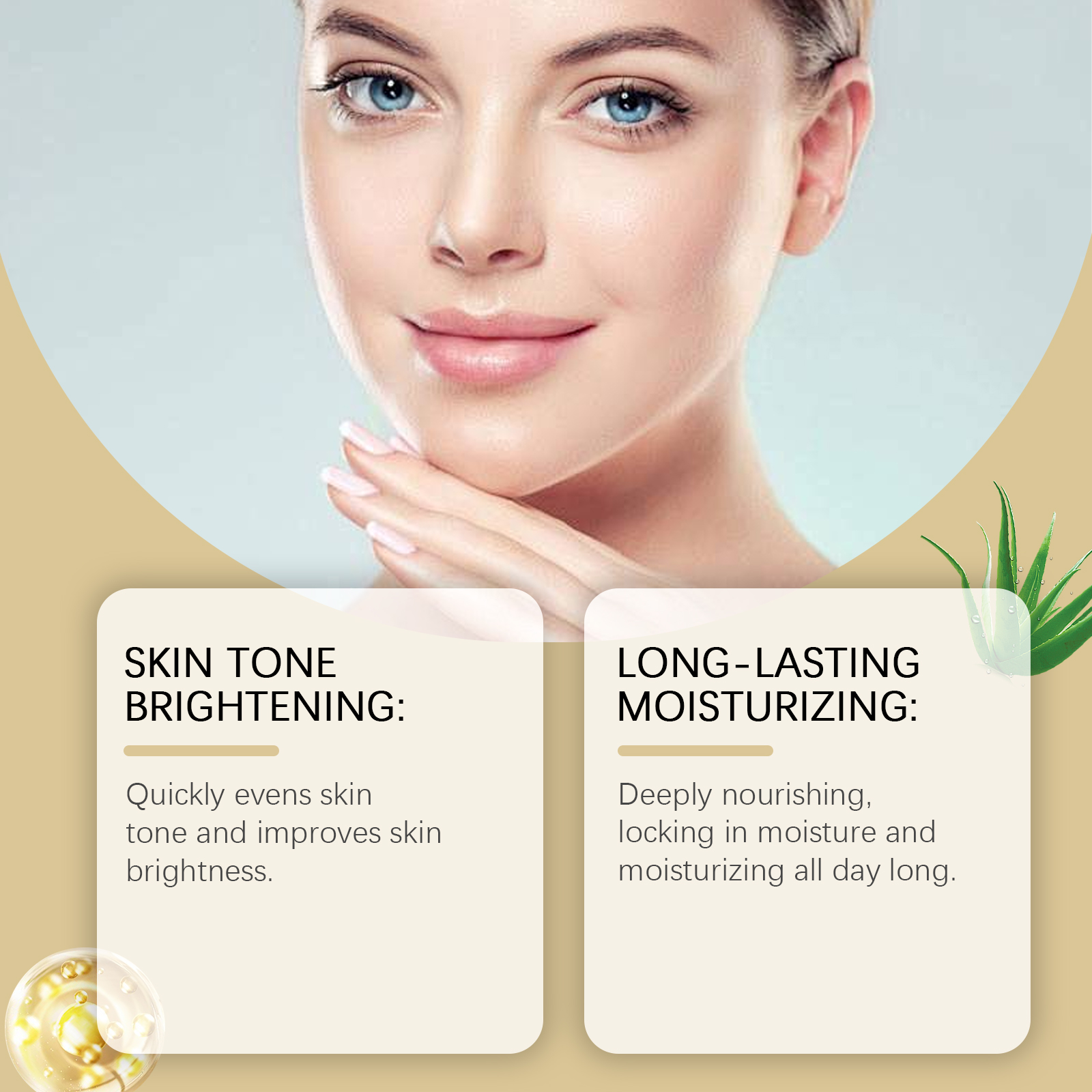 West Month Brightening Face Cream Natural Concealer Foundation_voghion.com
