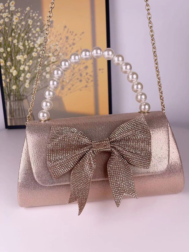 Promi strass bogen kette perle damen handtasche kupplung tasche heißer verkauf neue mode crossbody_voghion.com