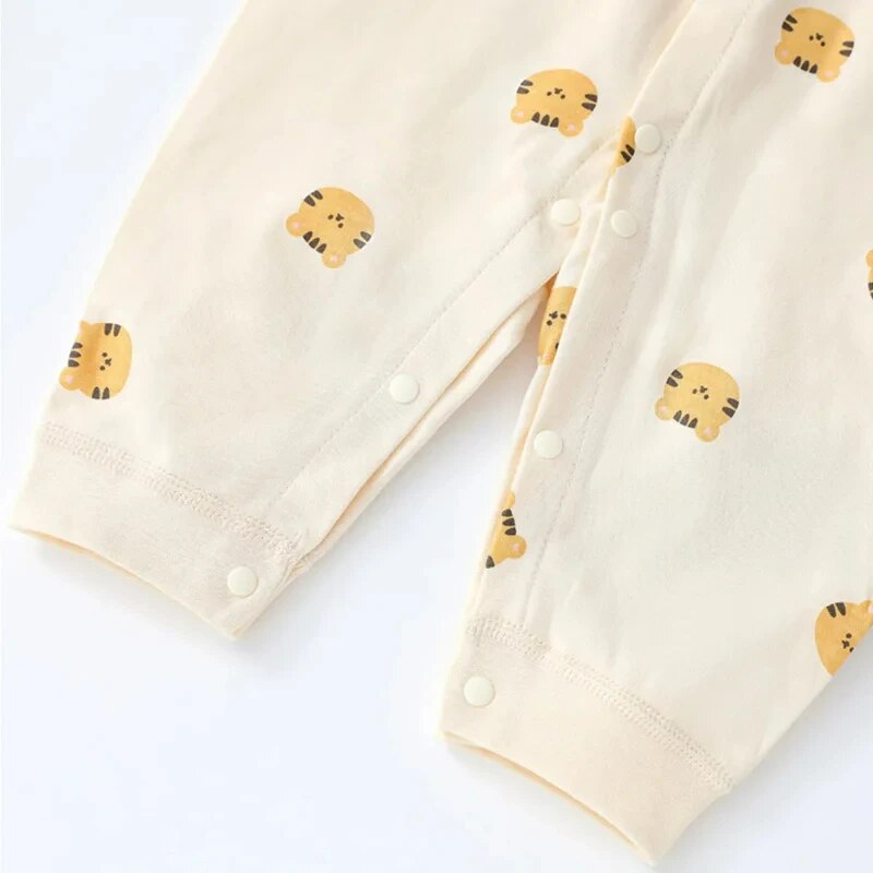 Autumn Baby Romper for Boys Girls Clothes Cartoon Bear Printed Jumpsuit Newborn One-Pieces Onesie Korean Toddler Infant_voghion.com