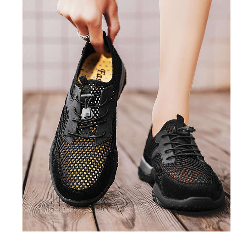 Handgefertigte, atmungsaktive Mesh-Lederschuhe in großer Größe_voghion.com