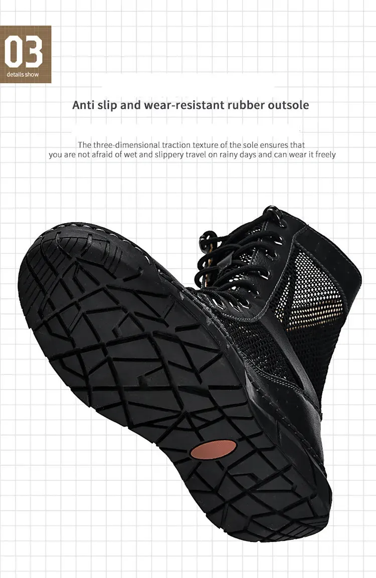 Bottines d'été en maille pour femme, chaussures montantes, respirantes, roses, tendance, décontractées, grande taille 48, 250530_voghion.com