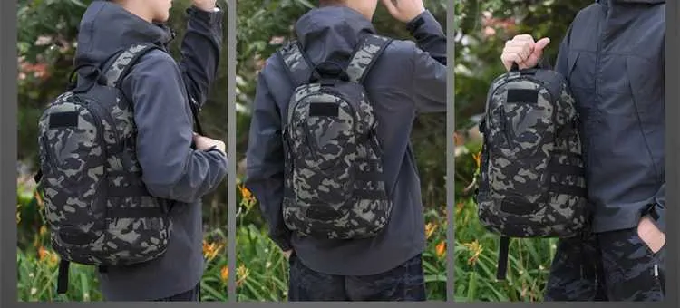 Nouveau sac à dos de camouflage militaire Sparrow d'extérieur pour hommes et femmes, sac d'assaut tactique d'équitation Ba241107_voghion.com