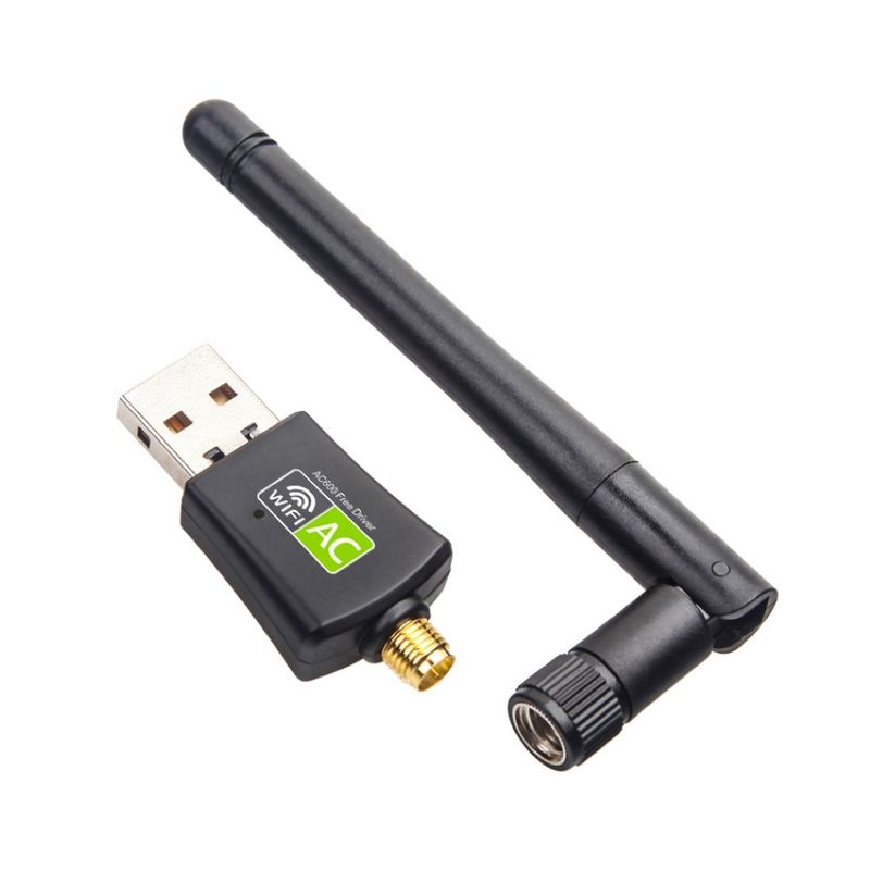 Xinweiqing 600Mbps 2.4/5.8G Dual Band USB WiFi Dongle Ricevitore Scheda di Rete Wireless per PC_voghion.com