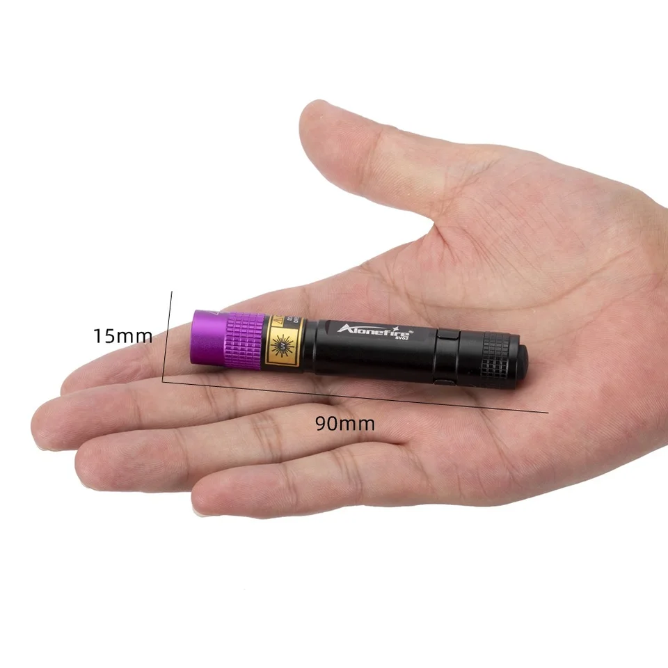 Uv 365nm Led Flashlight Portable Ultraviolet Pen Torch Light_voghion.com