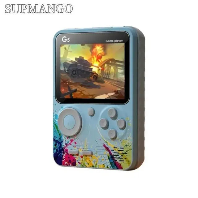 500 Games Mini Handheld Game Console Ingebouwde Klassieke Retro G5 Speler Ondersteuning TV Out Met Gamepad Kinderen Volwassenen Kerstmis_voghion.com