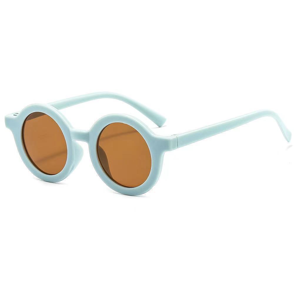 Mother&Kids baba napszemüveg konkáv alakú retro nap kör tükör naptej férfi és női gyermek szemüveg divatos napszemüveg_voghion.com