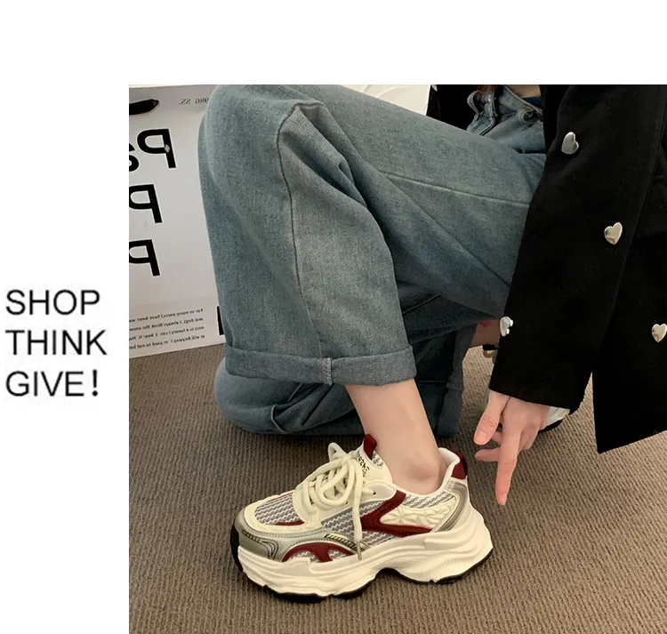 Women's Thick Bottom Running Shoes For Comfort And Support_voghion.com