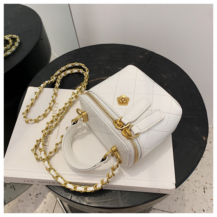 Mini bolso cruzado de paja para mujer, tejido de verano, bolsos y bolsos de marca, cadena de moda, hombro Simple_voghion.com