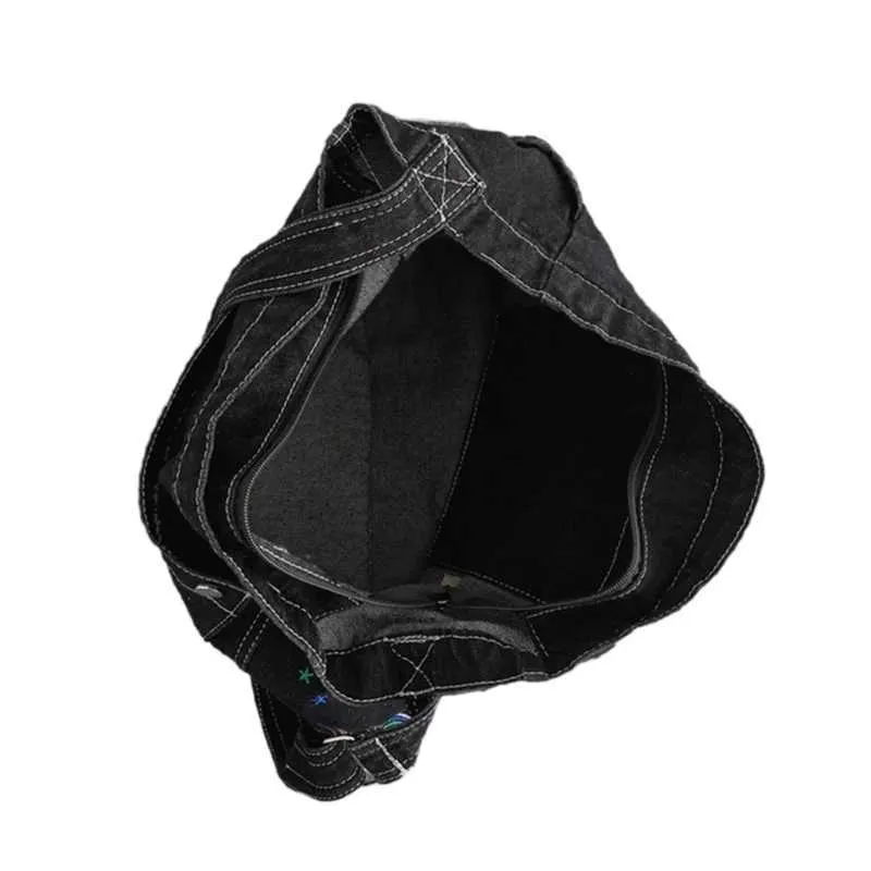 Stilvolle Canvas-Schultertasche, modische, robuste Umhängetasche mit verstellbarem Riemen, Pendlertasche für Mädchen und Frauen_voghion.com