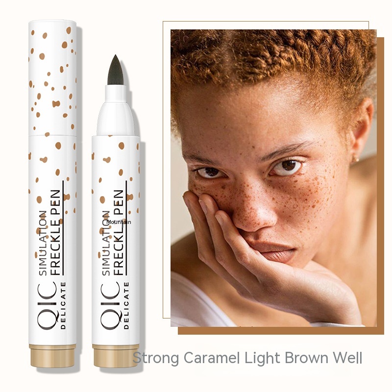 Gesimuleerde sproet voor kleurweergave, waterdicht, niet-afbladderend, schoonheidsvlekjes op het gezicht, make-up stempelpen_voghion.com